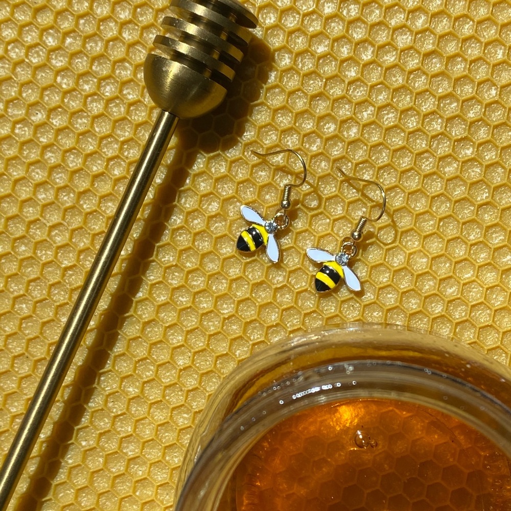 Honey Bee Earrings